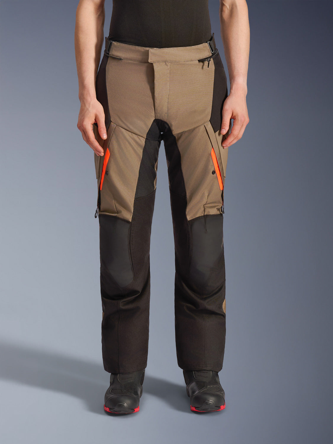 Kalhoty Alpinestars Andes V4 Drystar hnědá/šedá/černá