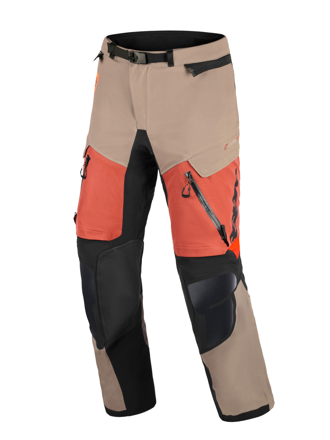 Kalhoty Alpinestars Harok PRO Drystar XF světle hnědá/tmavě oranžová/černá