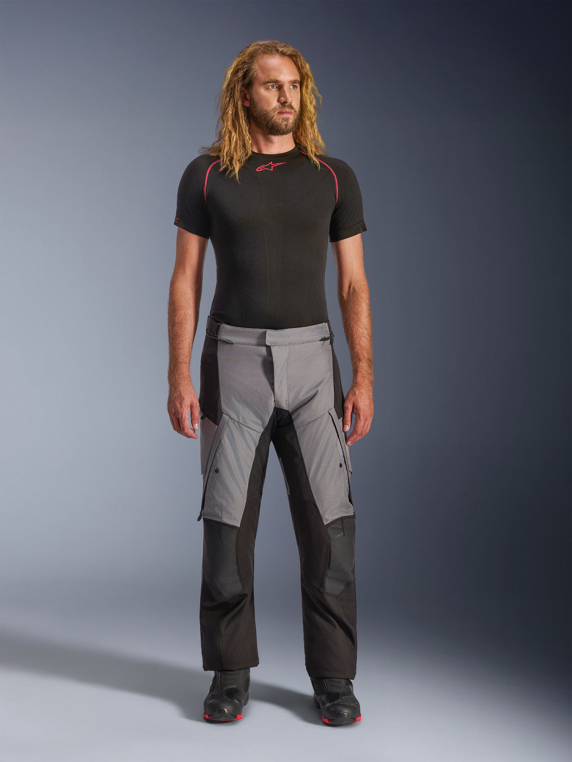 Kalhoty Alpinestars Andes V4 Drystar černé/tmavě šedé