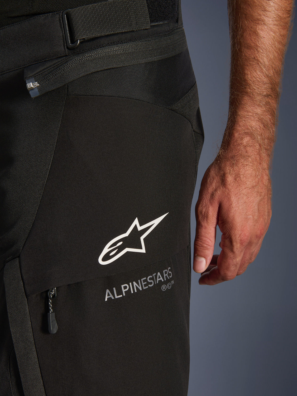 Zkrácené kalhoty Alpinestars Andes V4 Drystar černé