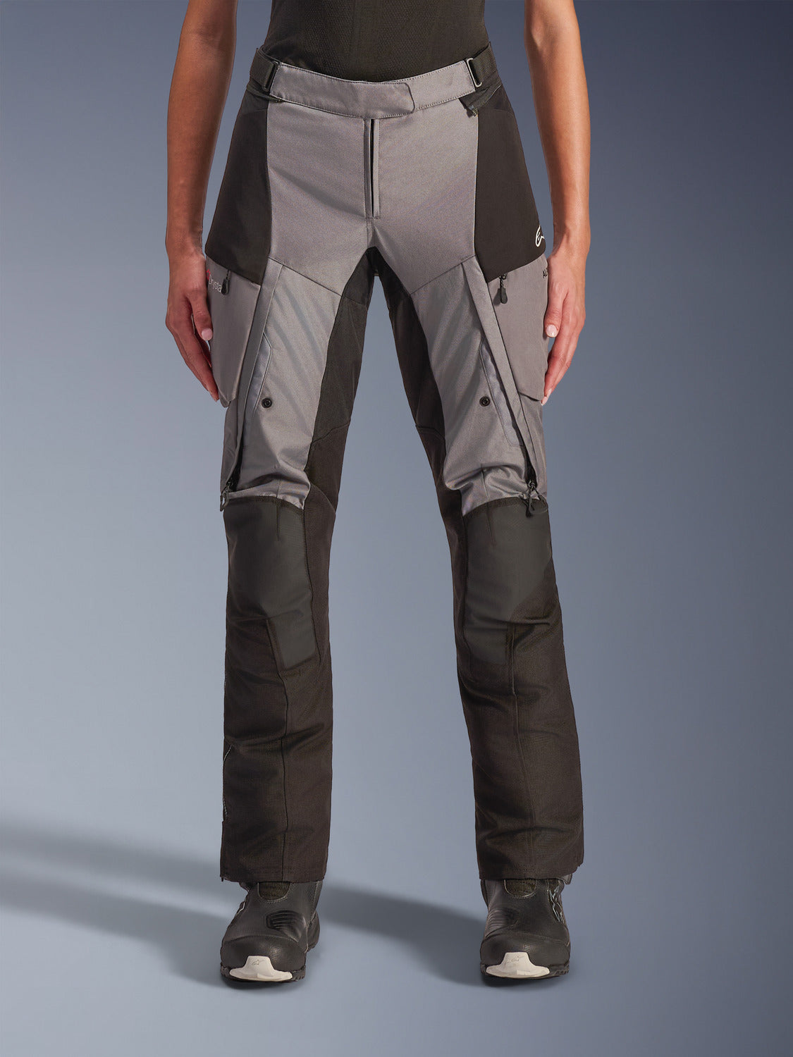 Dámské kalhoty Alpinestars Stella Andes V4 Drystar černé/tmavě šedé