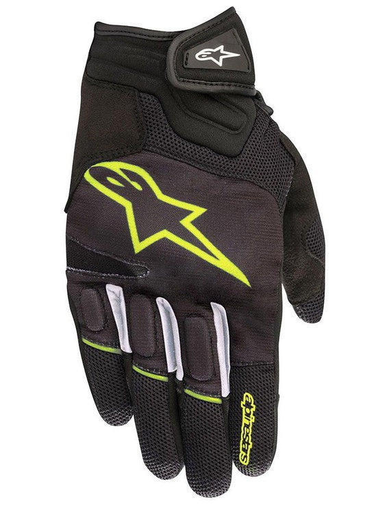 Rukavice Alpinestars Atom černé/žluté fluo