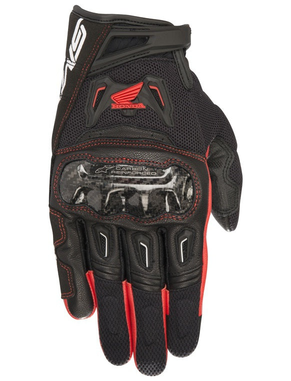 Rukavice Alpinestars SMX-2 AIR Carbon Honda černá/červená