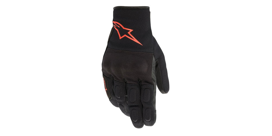 Rukavice Alpinestars S MAX Drystar černá/červená fluo