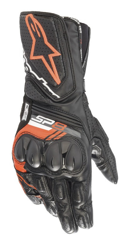 Rukavice Alpinestars SP-8 černá/červená fluo