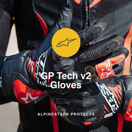 Rukavice Alpinestars GP Tech 2 černá/bílá