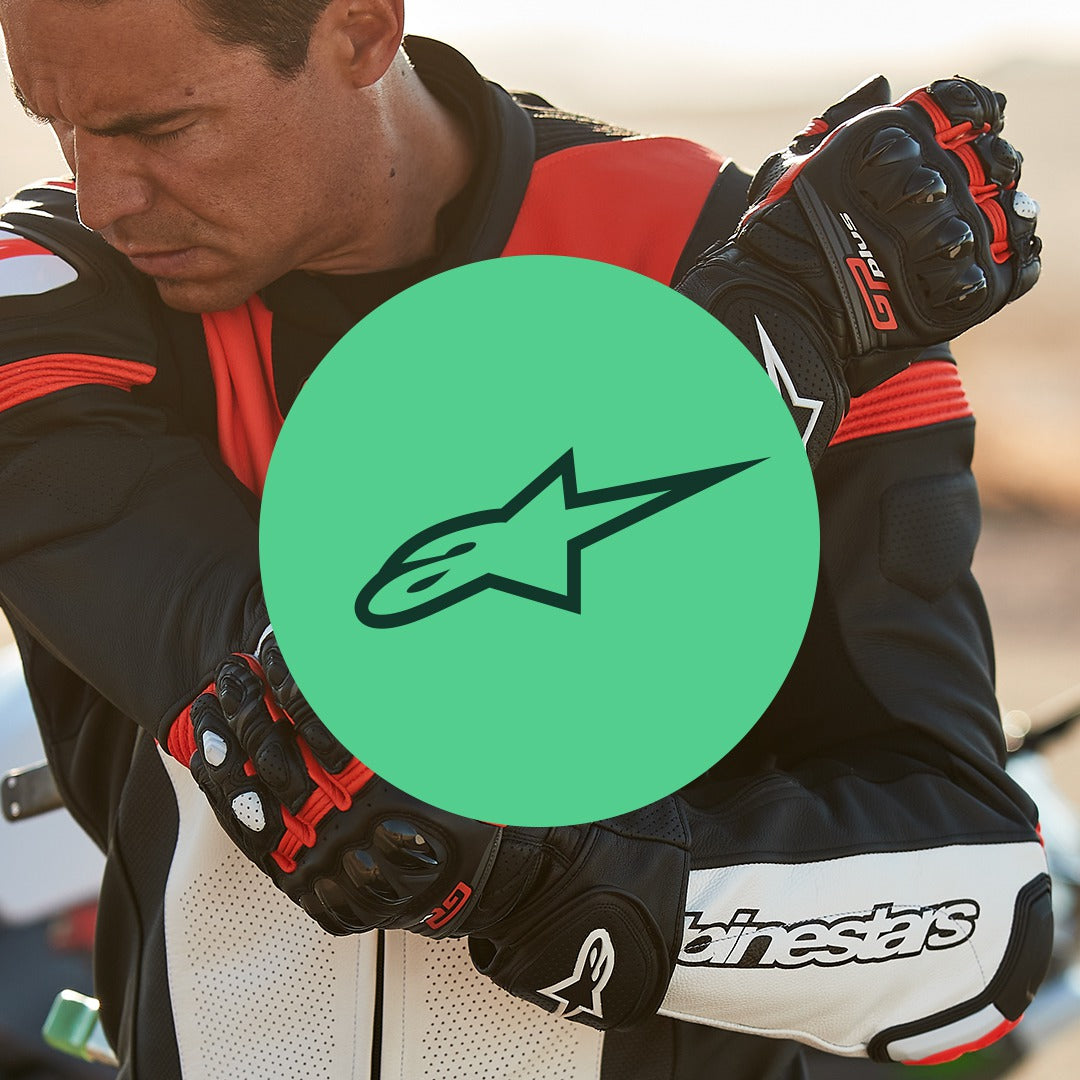 Rukavice Alpinestars GP Plus R 2 šedá/černá/žlutá fluo/červená fluo/bílá