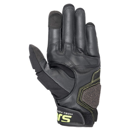 Rukavice Alpinestars Harok černá/zelená/žlutá fluo
