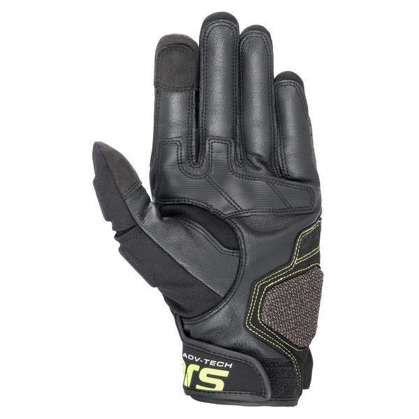 Rukavice Alpinestars Harok černá/zelená/žlutá fluo