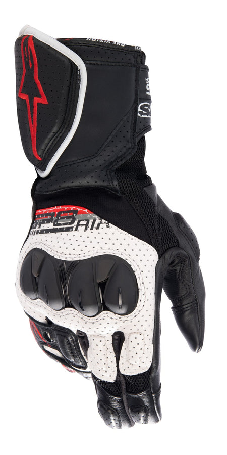 Rukavice Alpinestars SP-8 AIR bílá/černá/červená