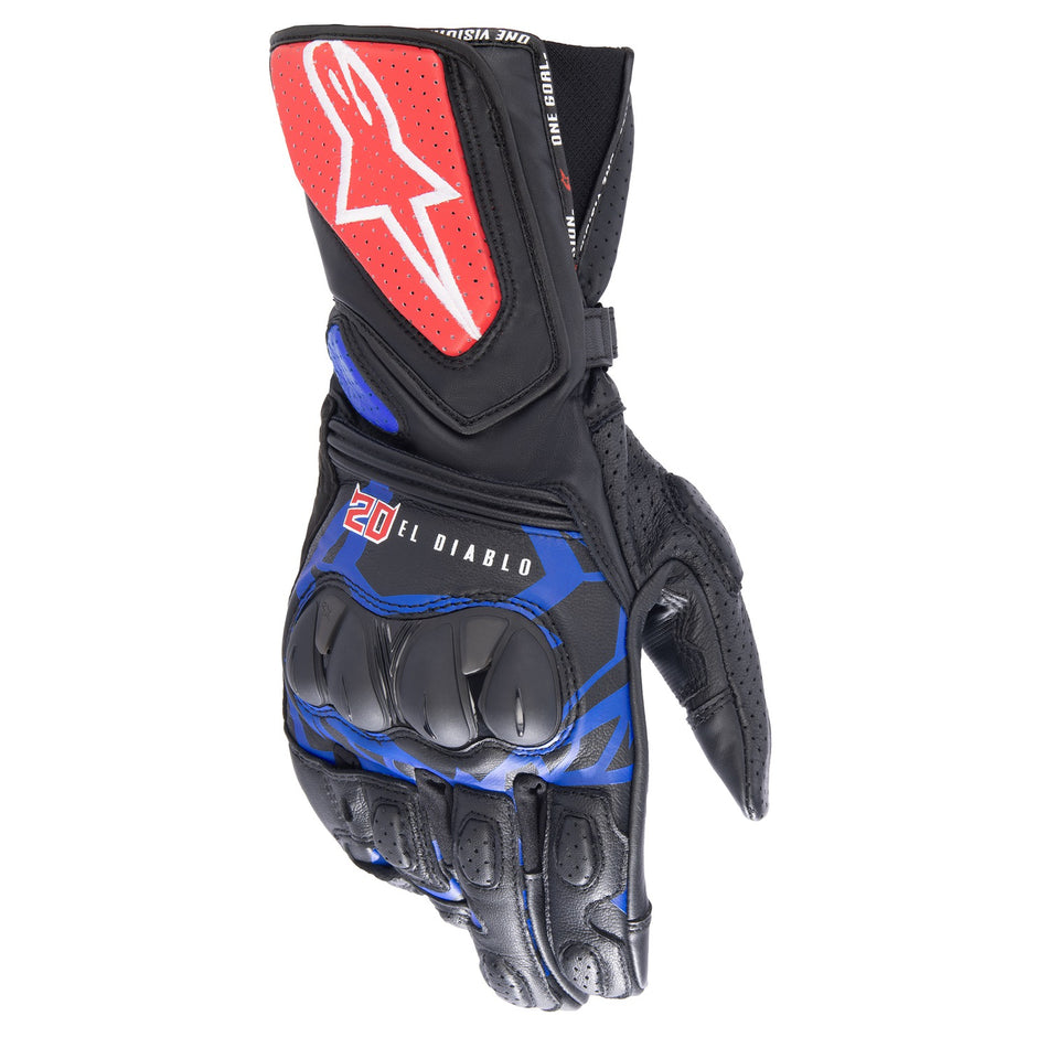Rukavice Alpinestars SP-8 3 Monster FQ20 černá/červená/modrá/bílá