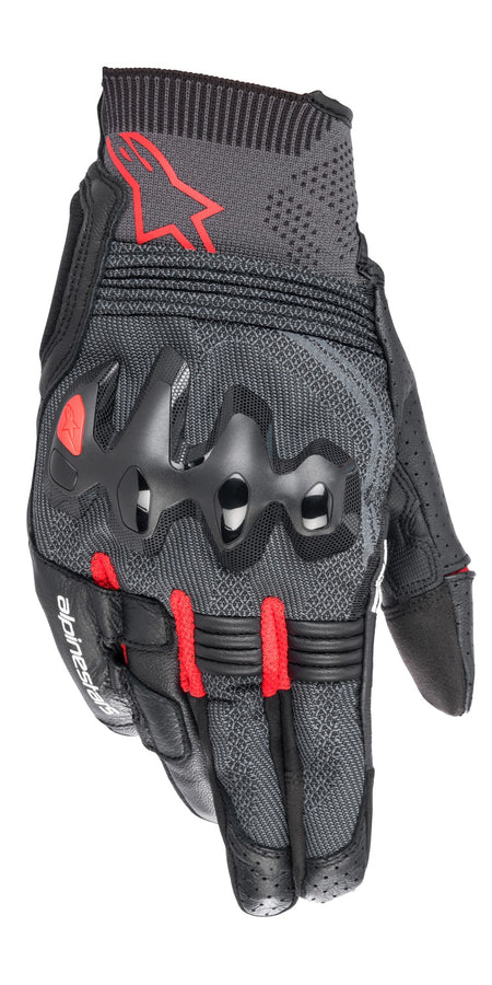 Rukavice Alpinestars Morph Sport černá/červená fluo/tmavě šedá