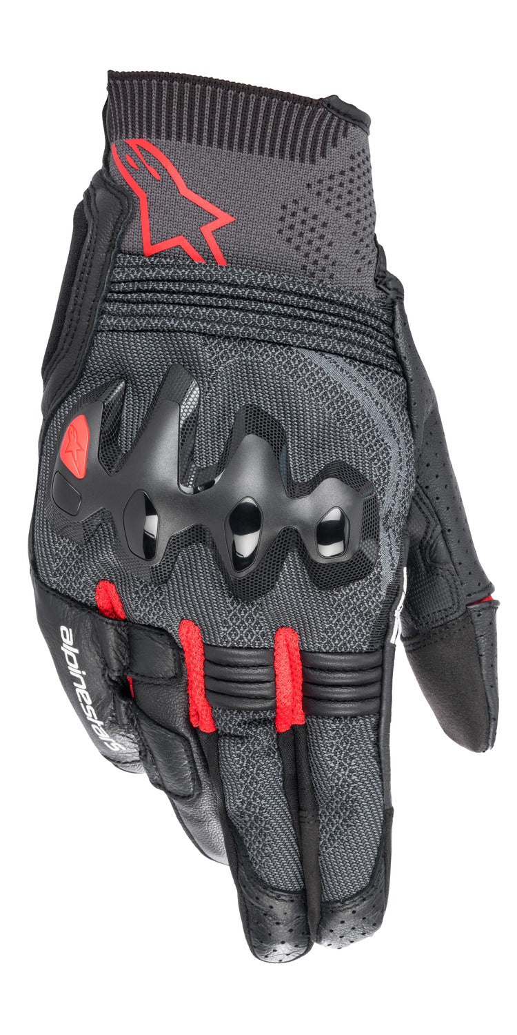 Rukavice Alpinestars Morph Sport černá/červená fluo/tmavě šedá