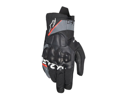 Rukavice Alpinestars Corozal 3 Drystar černá/tmavě šedá/červená fluo