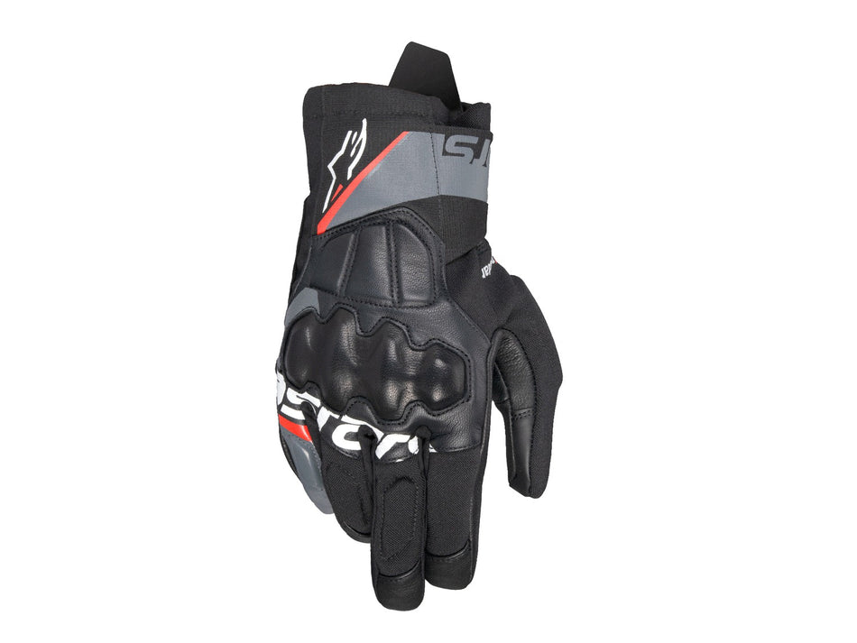 Rukavice Alpinestars Corozal 3 Drystar černá/tmavě šedá/červená fluo