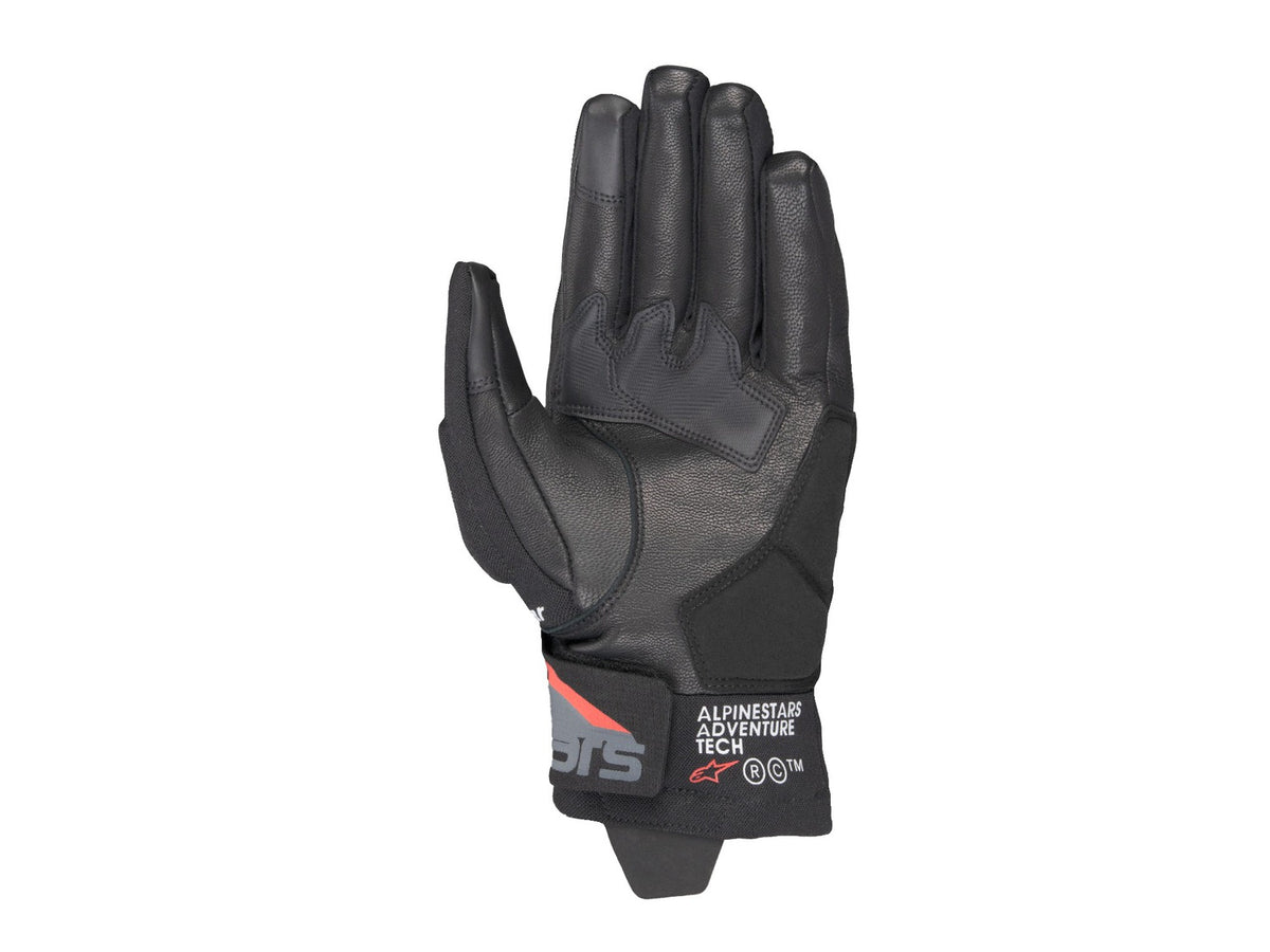 Rukavice Alpinestars Corozal 3 Drystar černá/tmavě šedá/červená fluo
