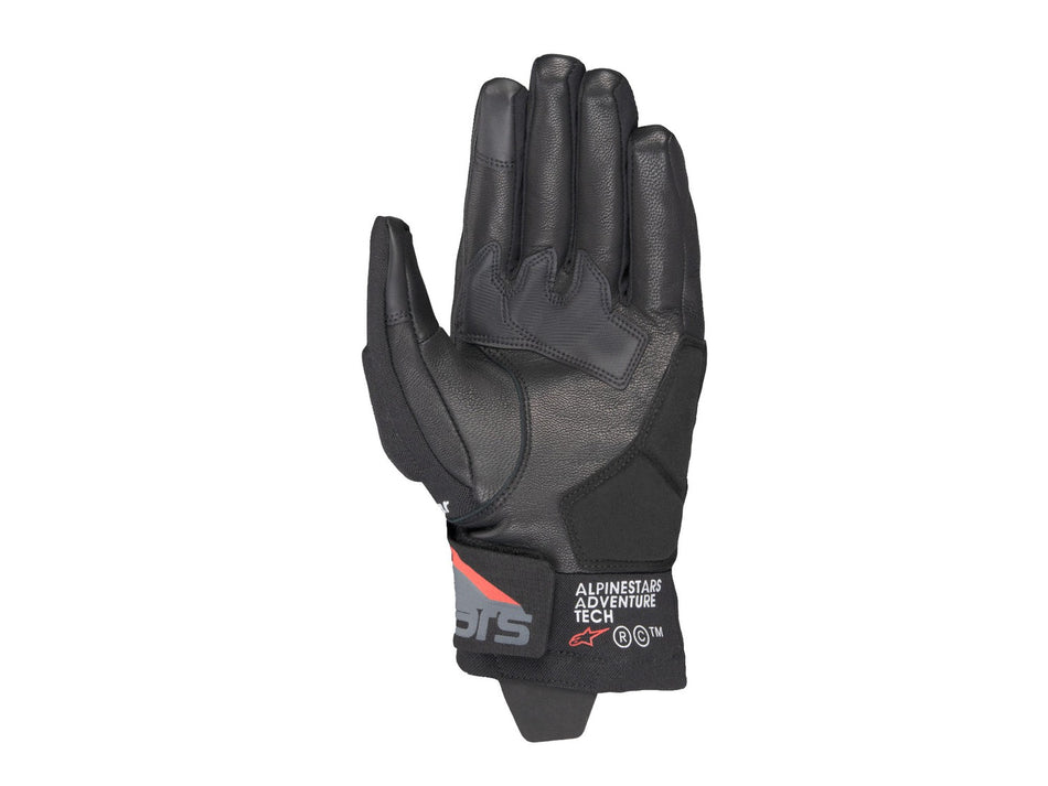 Rukavice Alpinestars Corozal 3 Drystar černá/tmavě šedá/červená fluo