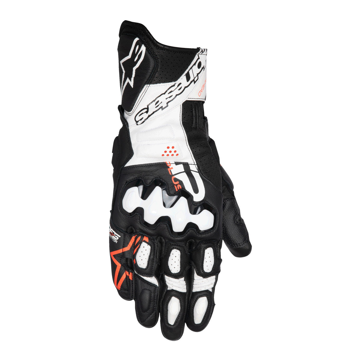 Rukavice Alpinestars GP Plus R V3 černá/bílá/červená fluo