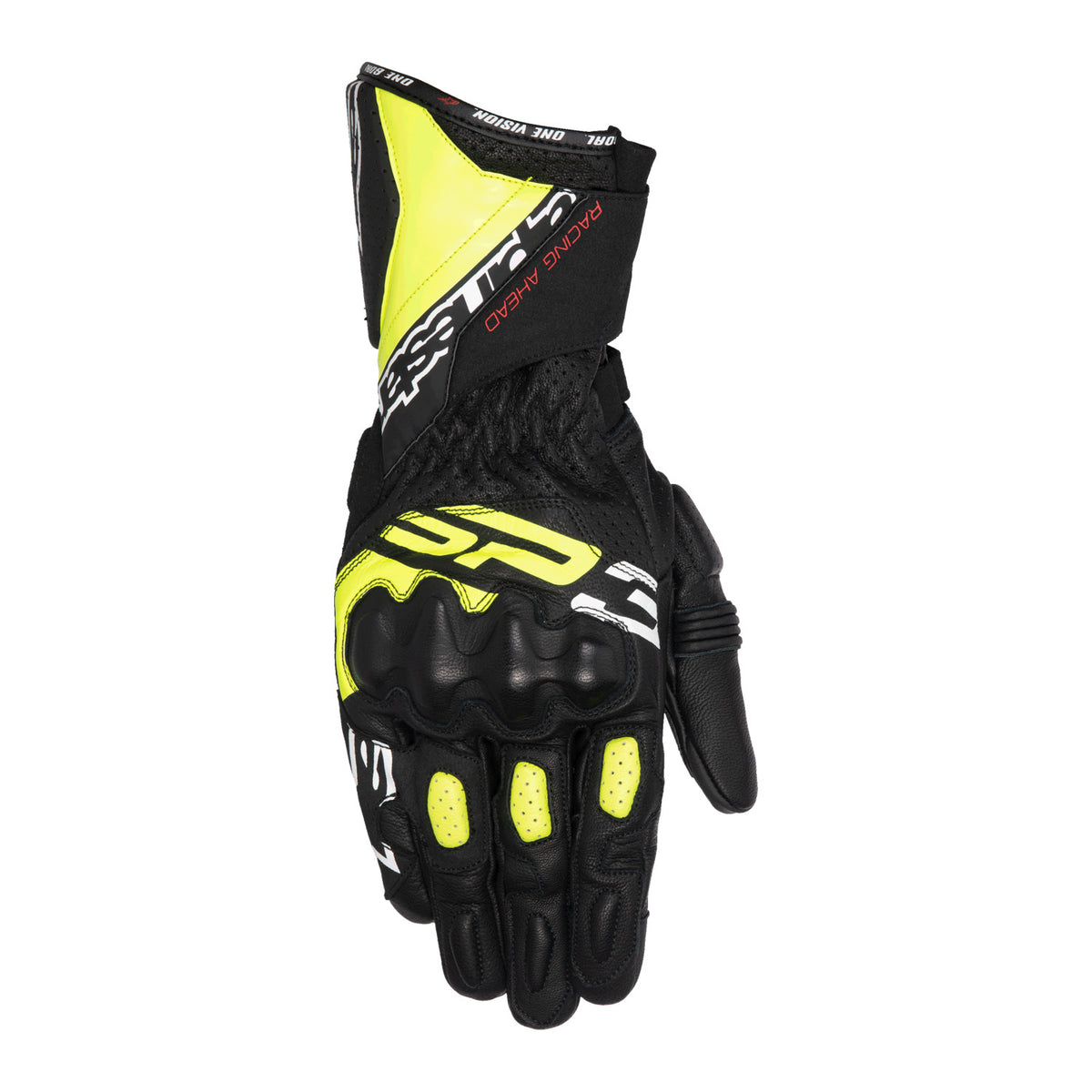 Rukavice Alpinestars SP-3 černá/žlutá fluo/bílá