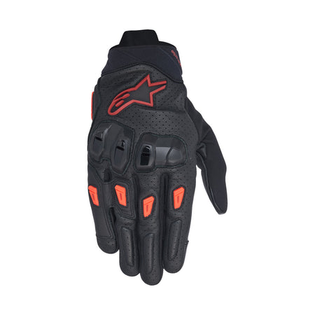 Rukavice Alpinestars SP X 7 černá/tmavě červená/červená