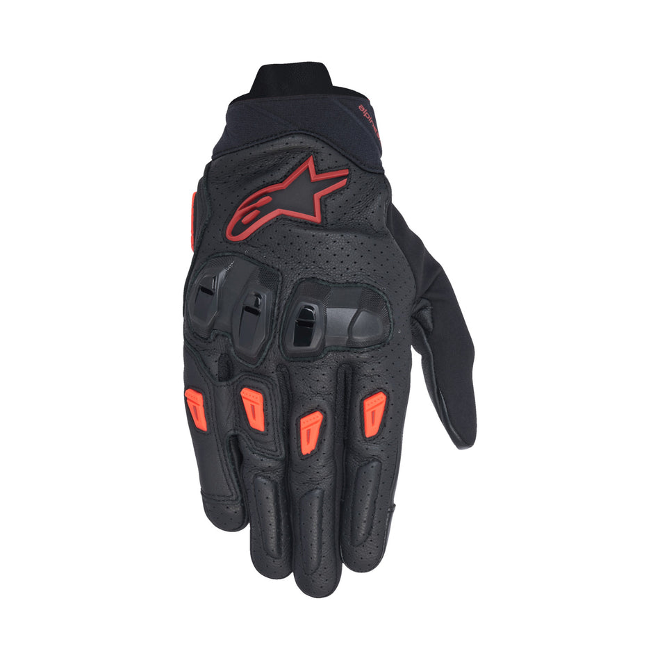 Rukavice Alpinestars SP X 7 černá/tmavě červená/červená
