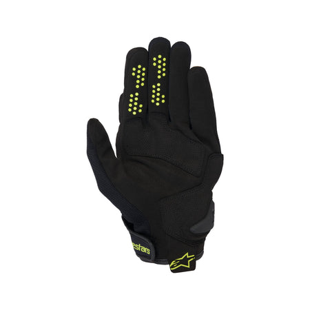 Rukavice Alpinestars Chrome V2 tmavá khaki/černá/žlutá