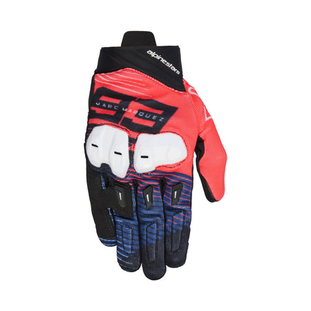 Rukavice Alpinestars SP X 1 MM93 červená fluo/modrá/černá/bílá