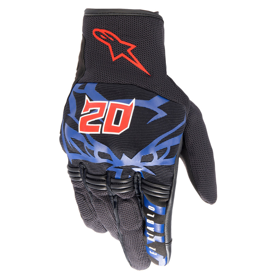 Rukavice Alpinestars Copper FQ20 černá/červená/modrá/bílá