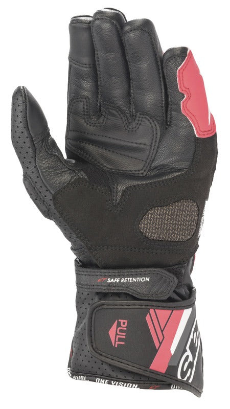 Dámské rukavice Alpinestars Stella SP-8 černá/bílá/růžová