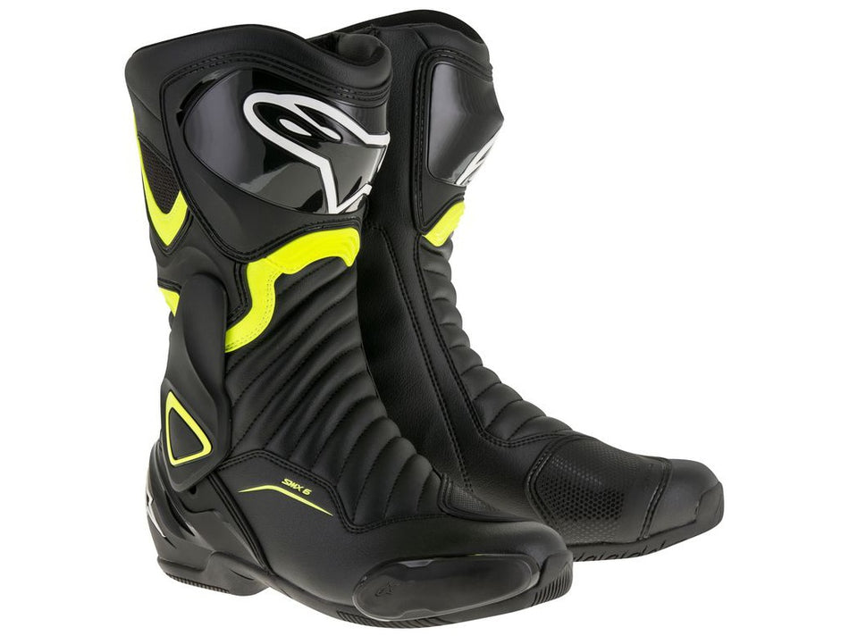 Boty Alpinestars S-MX 6 černé/žluté fluo