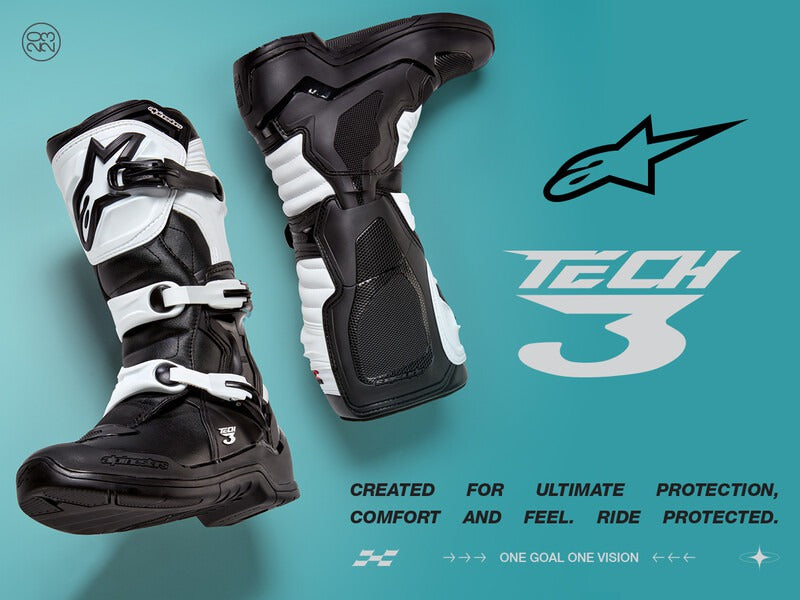 Boty Alpinestars Tech 3 černé/bílé