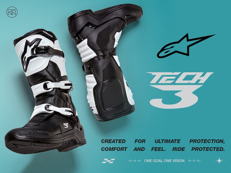 Boty Alpinestars Tech 3 černé/bílé