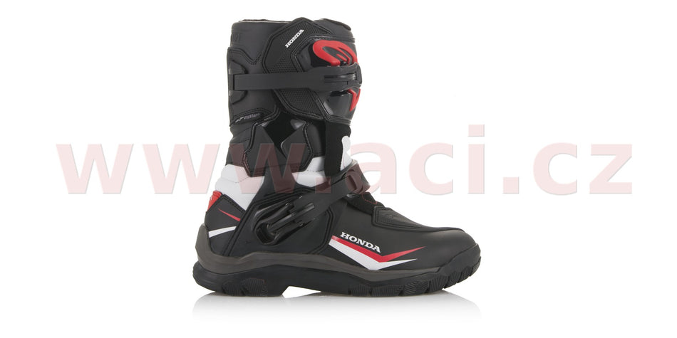 Boty Alpinestars Belize Drystar Honda černá/bílá/červená