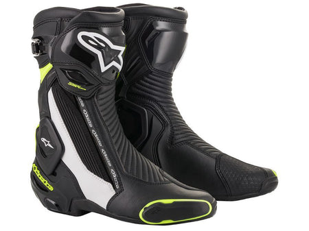 Boty Alpinestars SMX Plus 2 černá/bílá/ žlutá fluo