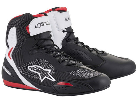 Boty Alpinestars FASTER-3 Rideknit černé/bílé/červené