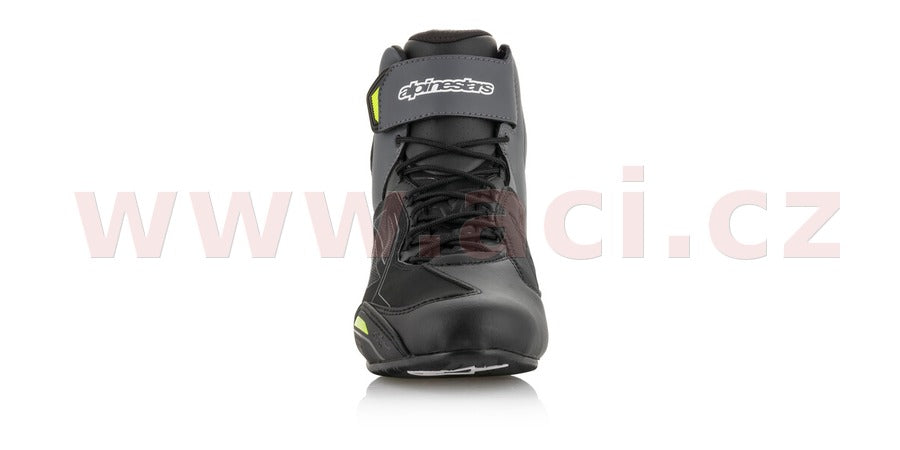 Boty Alpinestars FASTER-3 Drystar černé/šedé/žlutá fluo