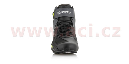 Boty Alpinestars FASTER-3 Drystar černé/šedé/žlutá fluo
