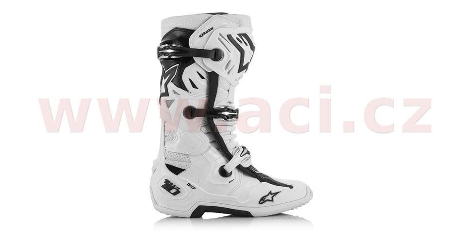 Boty Alpinestars Tech 10 Supervented perforované bílá