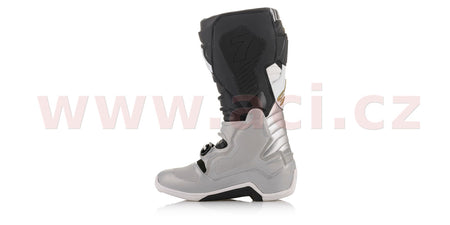 Boty Alpinestars Tech 7 černá/stříbrná/bílá/zlatá
