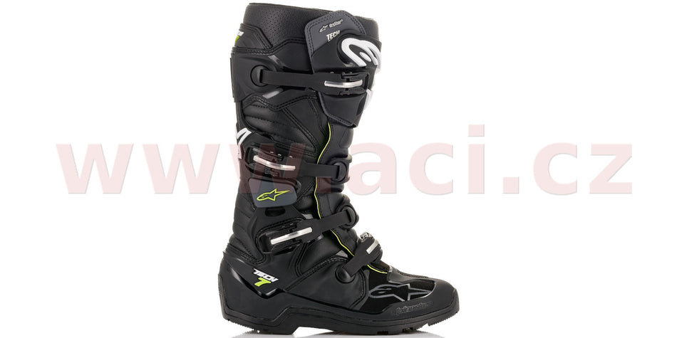 Boty Alpinestars Tech 7 Enduro Drystar černá/šedá/žlutá fluo