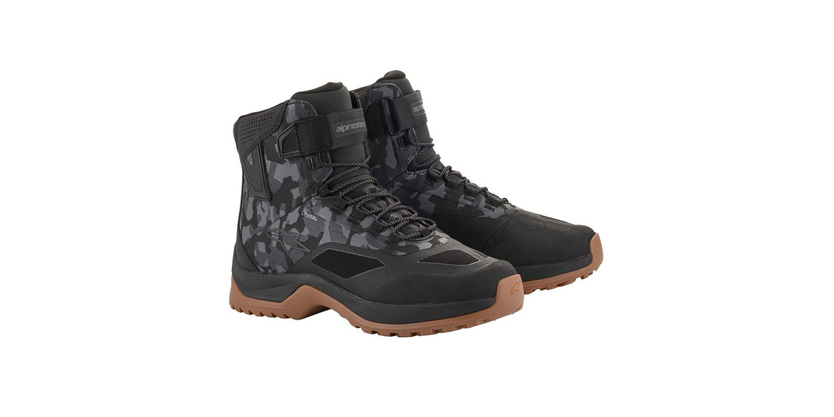 Boty Alpinestars CR-6 Drystar černá/šedá maskáčová