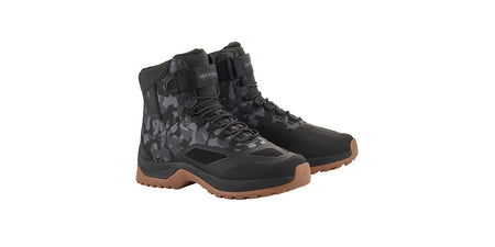 Boty Alpinestars CR-6 Drystar černá/šedá maskáčová