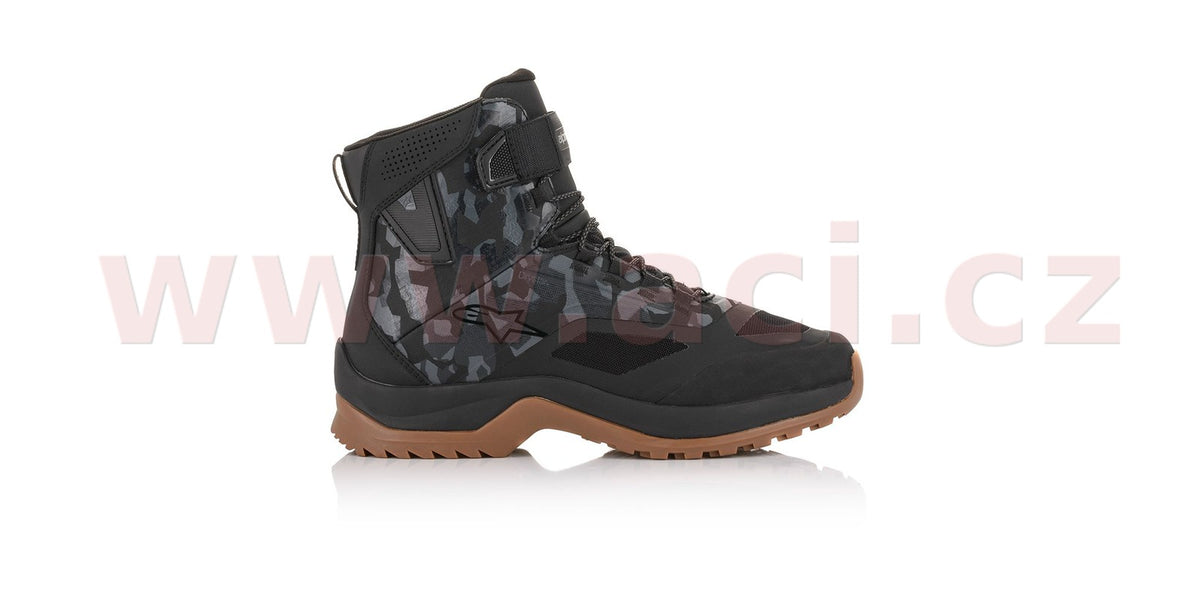 Boty Alpinestars CR-6 Drystar černá/šedá maskáčová