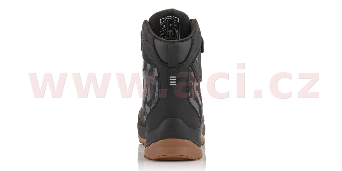 Boty Alpinestars CR-6 Drystar černá/šedá maskáčová