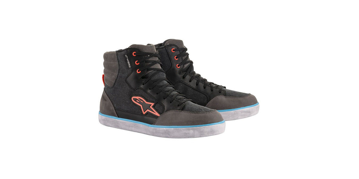 Boty Alpinestars J-6 Waterproof černá/antracit/světlá modrá