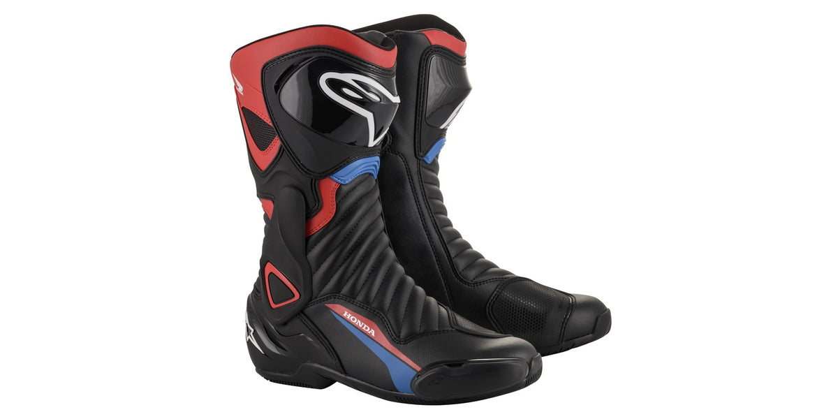 Boty Alpinestars S-MX 6 Honda černá/červená/modrá/bílá