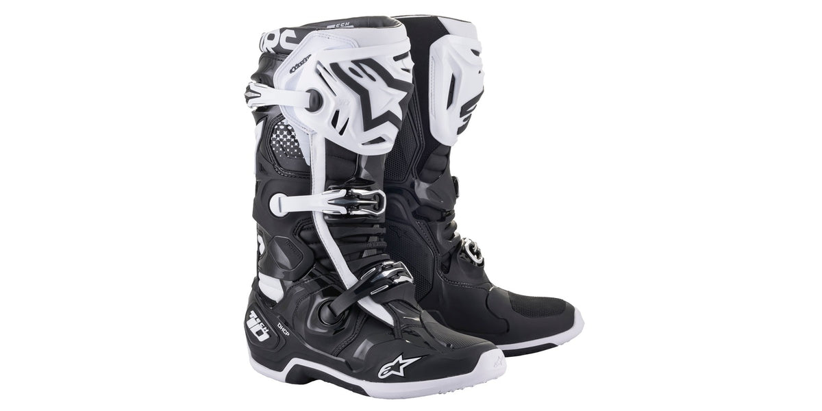Boty Alpinestars Tech 10 černá/bílá