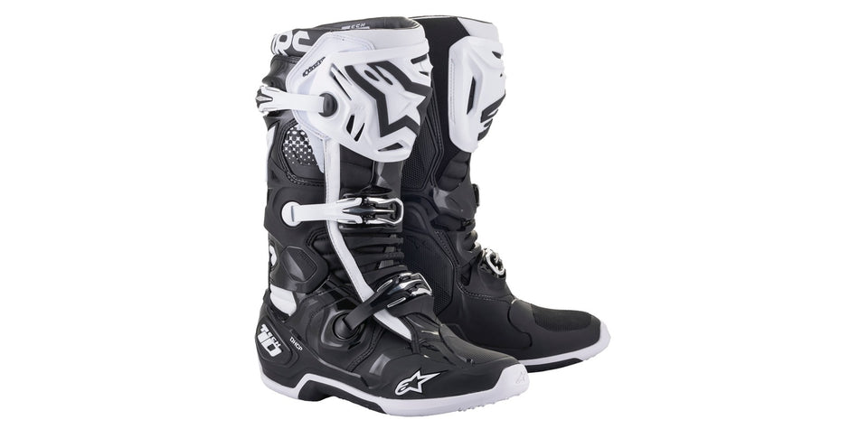 Boty Alpinestars Tech 10 černá/bílá
