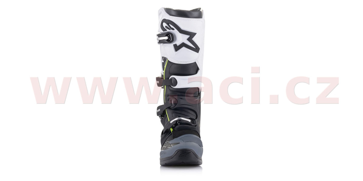 Boty Alpinestars Tech 5 černá/šedá/bílá/žlutá fluo