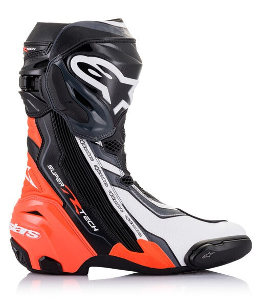 Boty Alpinestars Supertech R černá/červená fluo/bílá/šedá